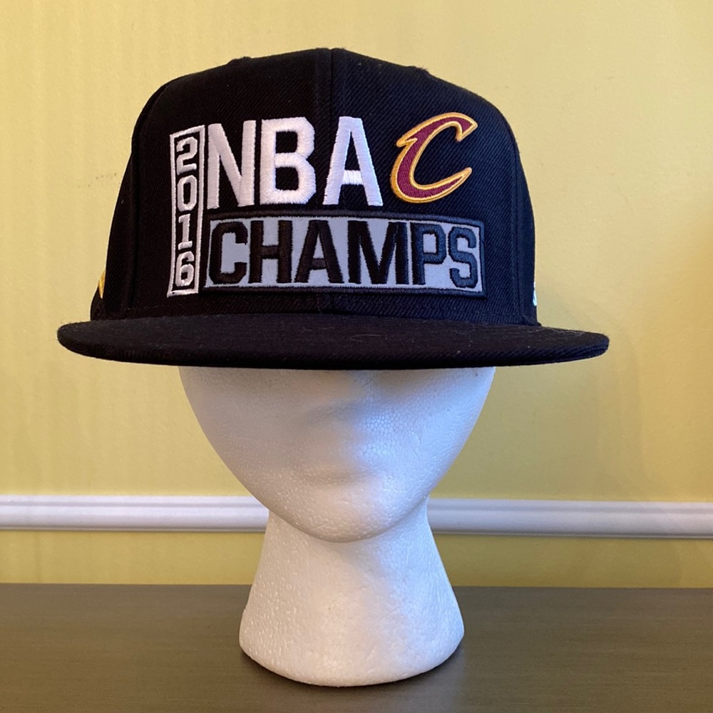 2016 NBA Champions Cleveland Cavaliers Trophy Hat The Finals Locker Room, Adidas
